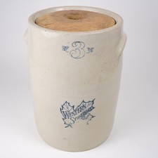 Western stoneware churn for sale  North Little Rock