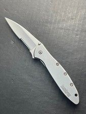 Usado, Faca de bolso Kershaw 1660ST alho-poró aço inoxidável borda combinada A/O serrilhas retas comprar usado  Enviando para Brazil