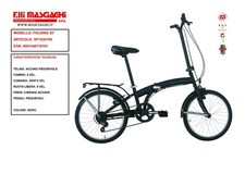Bici pieghevole velocita usato  Napoli