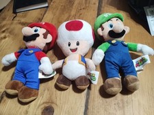 Luigi mario plush for sale  WYMONDHAM