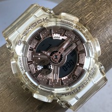 Relógio Casio G-Shock feminino GMA-S110SR quartzo transparente analógico digital 41mm 7 1/4" comprar usado Relógio Casio G-Shock feminino GMA-S110SR quartzo transparente analógico digital 41mm 7 1/4" comprar usado  Enviando para Brazil