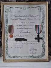 Medaglia oro vittorio usato  Trieste