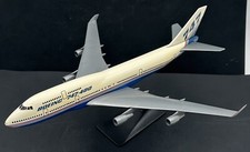 Boeing 747-400 Snap Fit modelo de escala de mesa de plástico comprar usado  Enviando para Brazil