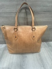 Bolsa tote feminina Frye Melissa GRANDE com zíper bege comprar usado  Enviando para Brazil