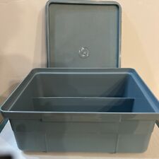 Kit organizador vintage Tupperware azul Stow N Go hobby # 1579-4 bandeja faltando, usado comprar usado  Enviando para Brazil