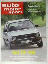 Usado, VW Golf auto motor sport Sonderdruck 1987 FT-790 comprar usado  Enviando para Brazil