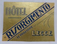 Etichetta valigia vintage usato  Firenze