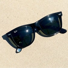Óculos Ray-Ban Original Wayfarer Unissex Preto RB2140 Clássico Legal Retrô, usado comprar usado  Enviando para Brazil