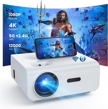Projektor Hopvision F2, Full HD, 12000 lumenów, WLAN Towar B, używany na sprzedaż  PL