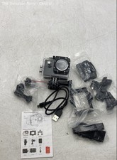 Filmadora preta clara HD 1080P ação esporte gravador à prova d'água com acessórios comprar usado  Enviando para Brazil