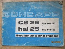 Zündapp bedienung pflege gebraucht kaufen  Mannheim
