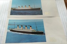Titanic related postcards for sale  STOKE-ON-TRENT