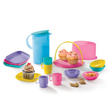 Mini conjunto de festa TUPPERWARE edição limitada com caixa de presente para crianças comprar usado  Enviando para Brazil