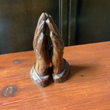 Handcrafted wooden praying for sale  NOTTINGHAM