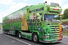 LKW Foto Scania R520 Kofferauflieger Deutschland grün GODELMANN MEI ZOGIS #i4dj, usado comprar usado  Enviando para Brazil