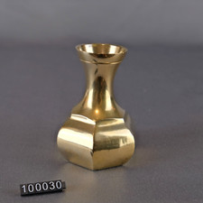 Messingvase sechskantfuß poli gebraucht kaufen  Apolda