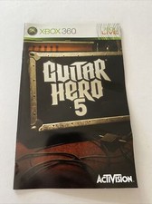 Guitar Hero 5 Somente Manual Xbox 360 - Sem Jogo  comprar usado  Enviando para Brazil