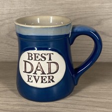 Caneca Best Dad Ever Burton + Burton azul argila vitrificada café pai presente de Natal comprar usado  Enviando para Brazil