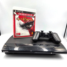 Sony Playstation 3 PS3 Super Slim Console 500GB + Controller + 1 Game GOD OF WAR na sprzedaż  Wysyłka do Poland
