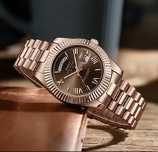 Relógio de pulso masculino/feminino estilo data dia quartzo Miyota 40mm comprar usado  Enviando para Brazil