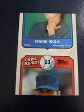Frank Viola Kirk Gibson Dodgers 1989 Topps Cap'N Crunch Miscut RARO Oddball comprar usado  Enviando para Brazil