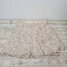 Falda LOFT Champagne/Lentejuelas Doradas (talla desconocida) segunda mano  Embacar hacia Argentina