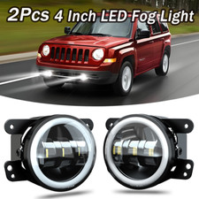 Kit DRL de farol de neblina LED 2x4" para Dodge Charger Caravan Avenger Jeep Grand Cherokees comprar usado  Enviando para Brazil