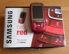 Samsung d600 red for sale  KING'S LYNN