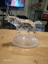 Glass elephant for sale  IPSWICH