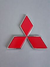 Logotipo emblema Mitsubishi triângulo vermelho grande emblema livre P&P comprar usado  Enviando para Brazil