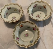 Conjunto de 3 rameques de porcelana antigos florais Dresden comprar usado  Enviando para Brazil