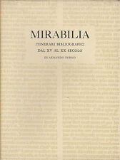 Mirabilia itinerari bibliograf usato  Firenze