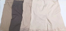 Calcinha Breezies tamanho M alisamento sem costura coxa média shorts com acabamento liso e de renda, usado comprar usado  Enviando para Brazil