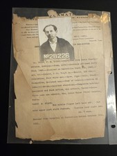 Convict wanted posters for sale  Lehighton