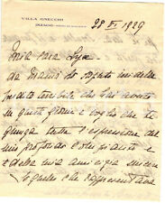 1929 inzago lettera usato  Milano