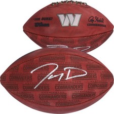 Vitrine de futebol americano autografada por Jayden Daniels Washington Commanders Duke comprar usado  Enviando para Brazil