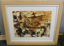 Framed absract wax for sale  MIRFIELD