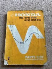 Genuine honda cd175k3 for sale  SOUTHAMPTON