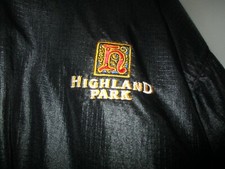 Usado, Jaqueta preta Highland Park single malte uísque bordado logotipo MED forrada de náilon comprar usado  Enviando para Brazil