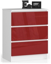 AKORD KOMODA K60 3SZ CLP CZERWONY POŁYSK na sprzedaż  PL