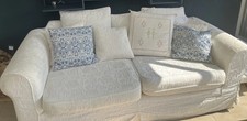 White fabric seater for sale  LONDON