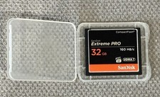 Cartão de memória SanDisk Extreme PRO 32GB CompactFlash 160MB/s UDMA 7 comprar usado  Enviando para Brazil