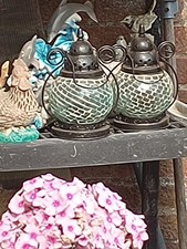 Vintage glass metal for sale  BEDWORTH