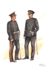 Illustration militaria officer d'occasion  Expédié en Belgium