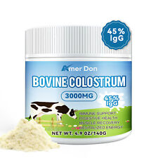 Usado, Colostro bovino em pó Nature suporte imunológico 100% puro alta potência 3000mg comprar usado  Enviando para Brazil