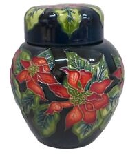 Moorcroft christmas poinsettia for sale  GLOSSOP