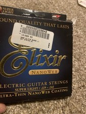 Cordas de guitarra elétrica super leves Elixir Nanoweb comprar usado  Enviando para Brazil