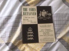 1956 cricket test for sale  WARWICK