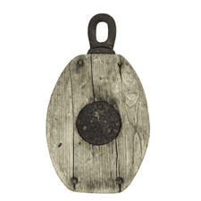 Salvaged wooden pulley for sale  Milan