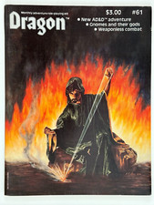 Dragon Magazine #61 com módulo Midas Orb anexado em muito bom estado TSR D&D comprar usado  Enviando para Brazil